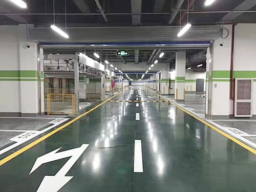 地下停车场混凝土彩色密封固化剂耐磨地面